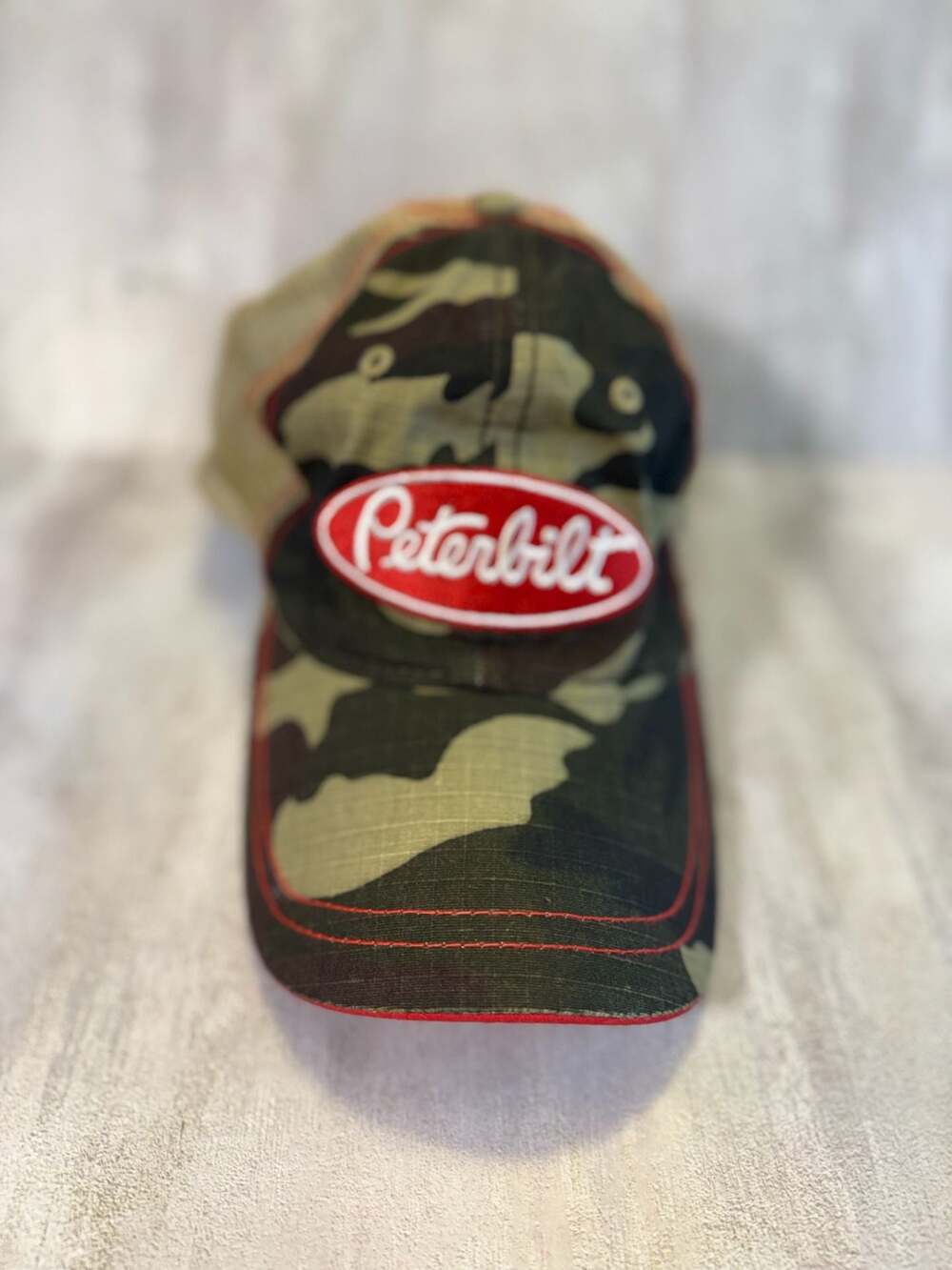 Peterbilt Camo Mesh Trucker Hat Cap